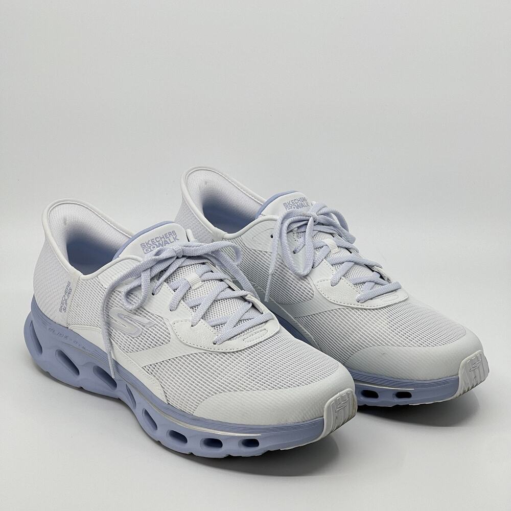Skechers GO WALK Glide-Step Women’s 12 White Lavender